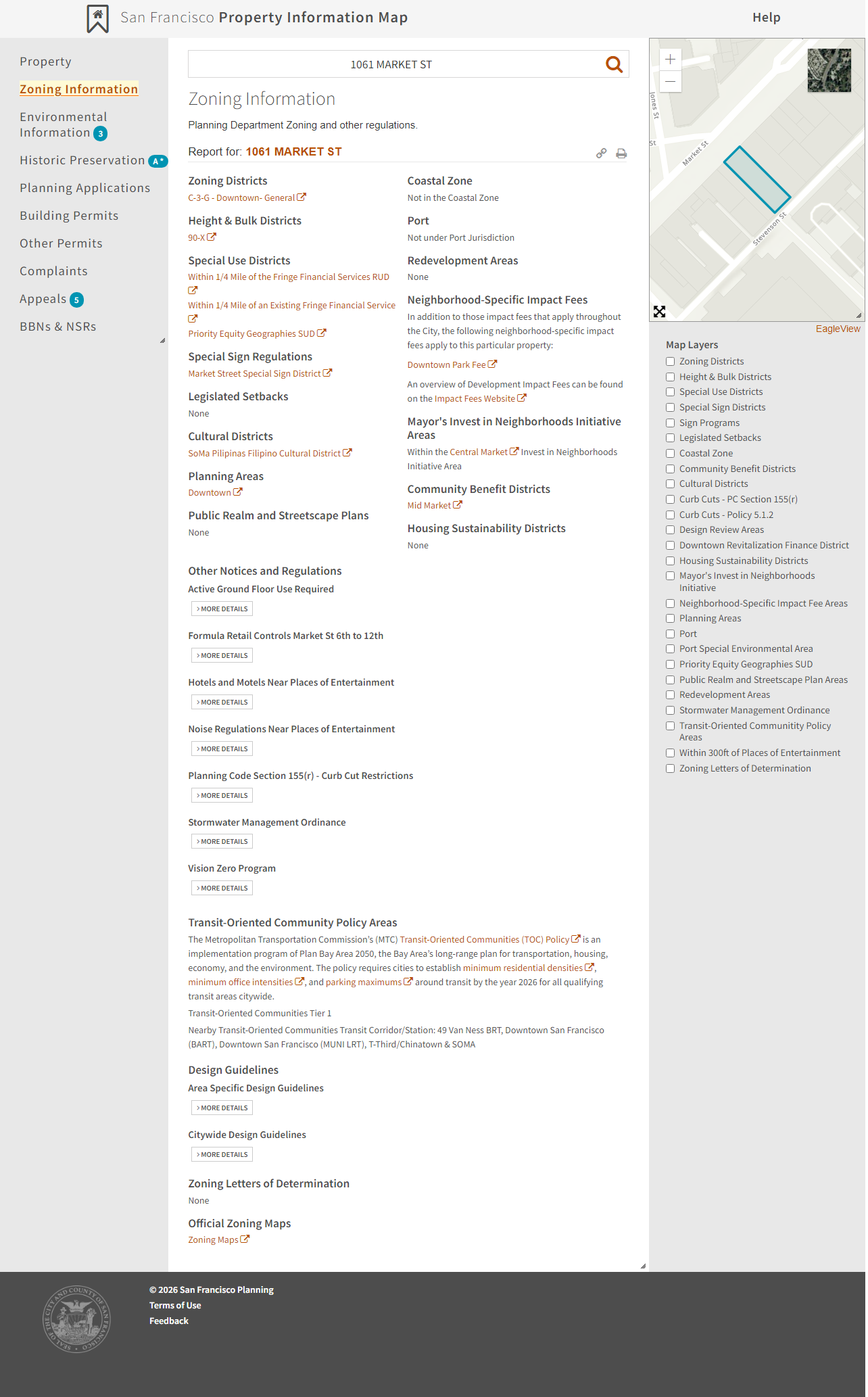 Parcel map